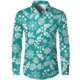 thumbnail image 1 of Camisa de diseño nuevo de Elk Snowman para hombre con botones superiores manga larga informal para festivales al aire libre tallas S a 6xl, 1 of 6