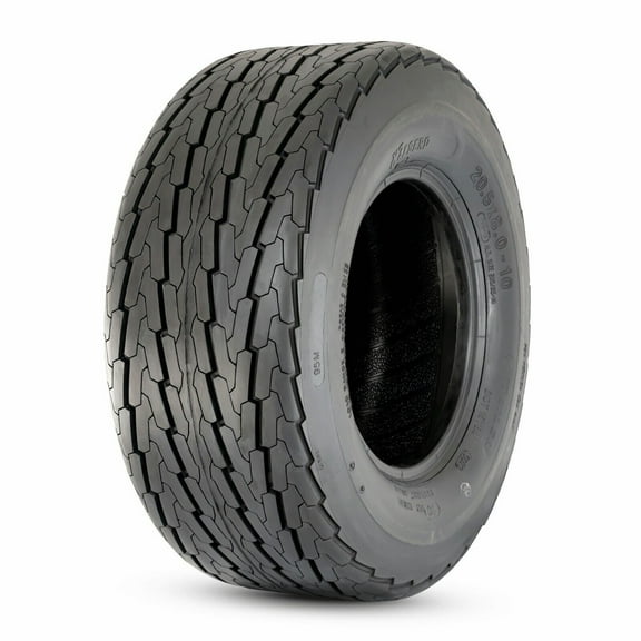 HALBERD 205/65-10 20.5x8-10 Trailer Tires 10PR Heavy Duty Fuel-Saving Tubeless Tire Tube