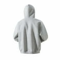 thumbnail image 3 of Betivan Men's Quarter Zip Hoodies Zip Up Hoodie Long Sleeve Drop Shoulder Sweatshirt Casual Pullover, 3 of 7