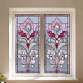 thumbnail image 5 of 17.2x39.37inch Geometric Pattern Dazzling Window Stickers,PVC Waterproof and Dustproof Window Decals, Static Cling Window Film Non-Adhesive Removable Stickers for Bedroom Living Room Decoration, 5 of 7