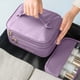 thumbnail image 1 of Neceser de viaje de gran capacidad | Organizador de cosméticos acolchado con múltiples compartimentos | Estuche portátil resistente al agua para mujer y hombre | Disponible en rosa, blanco, morado y, 1 of 7
