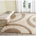 thumbnail image 3 of Safavieh Portofino Shag 4' X 6' Power Loomed Rug in Ivory and Beige, 3 of 3