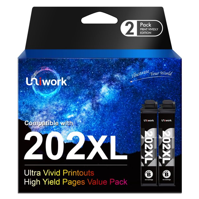 Cartucho de tinta Uniwork 202XL de repuesto para Epson 202 202XL