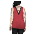 thumbnail image 2 of Harley-Davidson Women's Flag & Eagle Laced Back Sleeveless Tank Top (M), Harley Davidson, 2 of 2