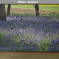 thumbnail image 6 of Ambesonne Floral Place Mats Set of 4, Bluebells Forest Rural, Standard Size, Purple Yellow Green, 6 of 6
