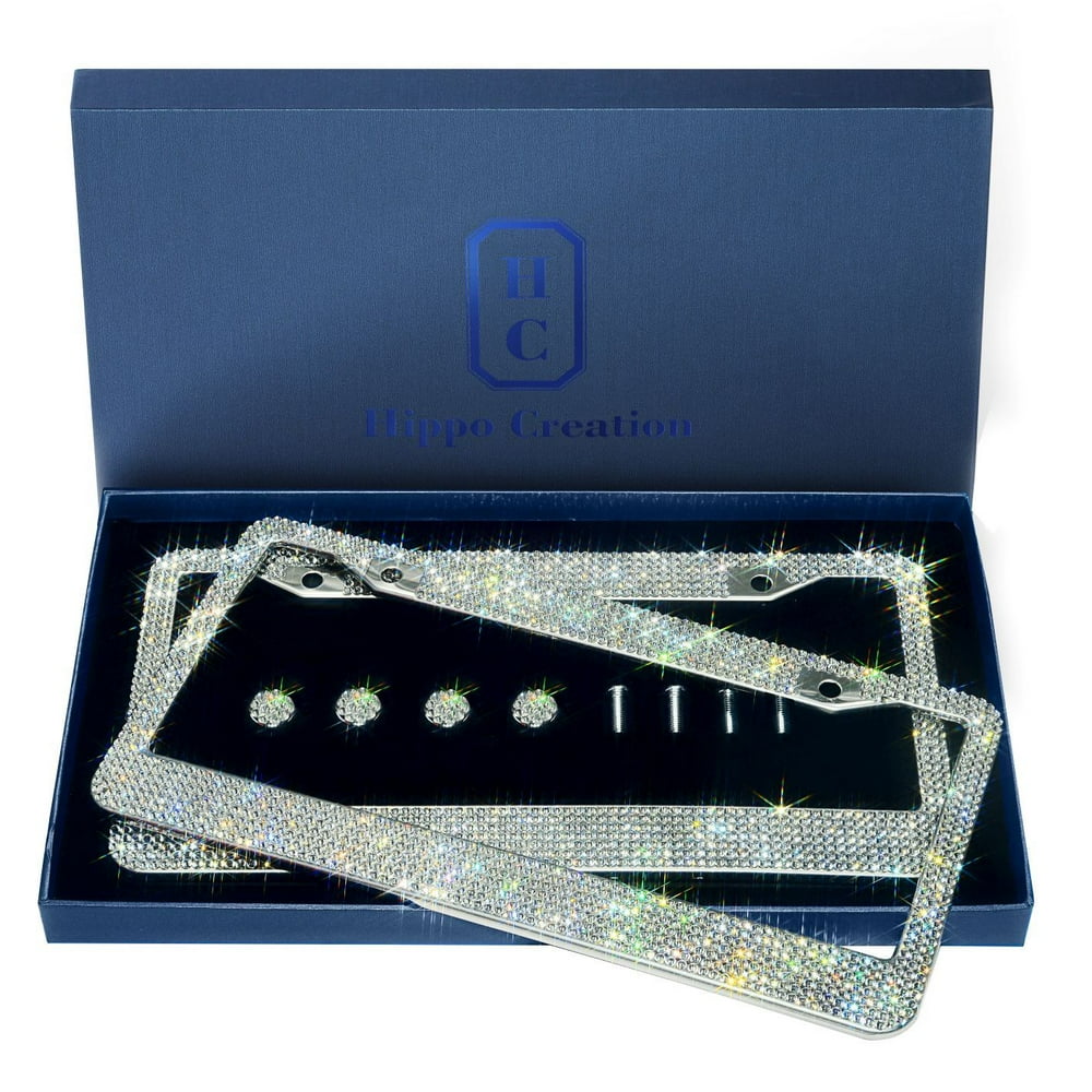 Classic Blingbling License Plate Frame (2pcs)