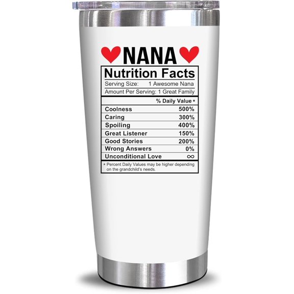 Christmas Gifts For Grandma - Grandma Gifts From Granddaughter, Grandson - Unique Present Ideas For Grandma, Nana, Gigi, Mimi, Grammy From Grandchildren, Grandchild - 20 Oz Tumbler