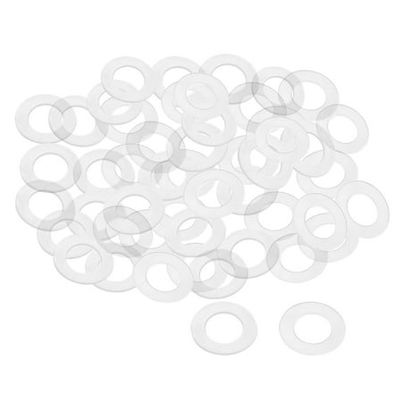 

Uxcell 28mm O.D. 1mm Thick Nylon Flat Washers for M16 Screw Bolt 200 Count