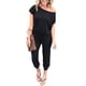 thumbnail image 1 of Enterizo PRETTYGARDEN con Hombros Descubiertos Negro 3XL, 1 of 7