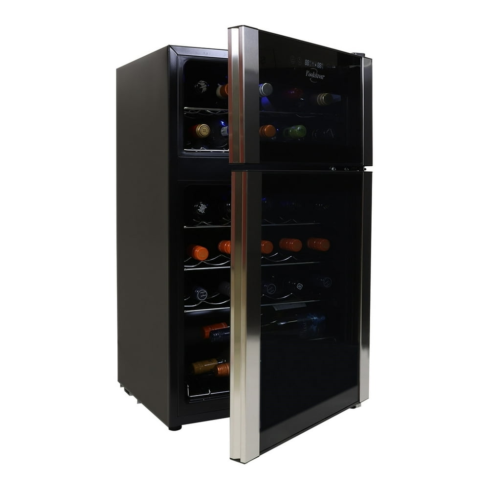 Koolatron Elite Series 29 Bottle Dual Zone Wine Cooler Freestanding