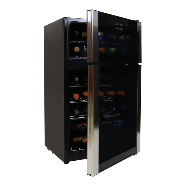 Koolatron Elite Series 29 Bottle Dual Zone Wine Cooler Freestanding