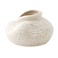 thumbnail image 1 of Jarrones de cerámica, floreros decorativos, centros de mesa para decoración del hogar, floreros blancos, 1 of 4