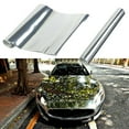 thumbnail image 1 of Bgsha Silver Chrome Mirror Vinyl Wrap Film Car Sticker Decal Anti-UV Waterproof, 1 of 10