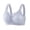 Silver, variant on Ohufall Plus Size Bras for Women 2025 Lace Solid Strap Wrap Bra Wireless Push Up Full Coverage Bra Everyday Underwear Bras, 36B/C-44B/C
