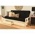 thumbnail image 2 of Kodiak Furniture Monterey Antique White Storage Sofa with Suede Blue Mattress, 2 of 5