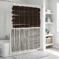 thumbnail image 6 of Black Striped Shower Curtain, Waterproof Shower Curtains for Bathroom, Farmhouse Stripes Modern Abstract Art Washable Fabric Bathtub Curtain Set Bath Decor with 12 Hooks Standard 72"x72", 6 of 8