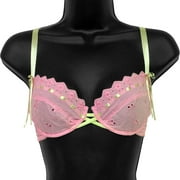 Necessary Objects Lost in Paradise Relaxed Cup Bra, 34B, Pink