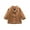 Brown, variant on 2-7Years Infant Kids Baby Boys Outerwear Coats Solid Wool Blends Spring Autumn Jacket