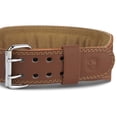 thumbnail image 3 of Harbinger Padded Leather Belt Unisex 4" Brown S, 3 of 8