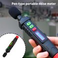thumbnail image 4 of yingyy Noise Meter Pen Type Lightweight Portable Backlit Screen Sound Level Meters Volume Decibelmeter Electrical Construction, 4 of 6