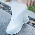 thumbnail image 6 of TNOBHG Zippered Shoe Protectors Waterproof Shoe Covers with Full-length Zipper Slip Resistant Galoshes for Outdoor Activities Reusable Foldable Men Women, 6 of 8