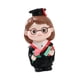 thumbnail image 5 of Figura de graduación, estatua de resina, figurita decorativa, mini artesanías, personas en miniatura Estatua de mujeres, 5 of 9