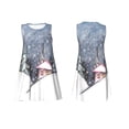 thumbnail image 3 of Bixox Robe Sans Manches à Imprimé de Noël Paysage Aquarelle d'Hiver pour Femmes avec Poches, Robe Décontractée Longueur Genou pour l'Été-3TG, 3 of 7