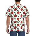 thumbnail image 2 of Naloa Strawberry Men's T-Shirt Sport T-shirt Men's Basic Tee Casual Men's Shirt, Round Neck, Short Sleeves - X-Large, 2 of 5