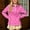Pink, variant on Falkdiz Girls Long Sleeve Shirts Sweet Winter Pullover 1/4 Zipper Casual Back to School Stylish Graphic Tops for Girls Collar , Brown , Size: 3-4 Years