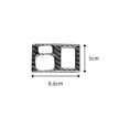 thumbnail image 3 of Para CT 2011-2017, fibra, panel de control de luz tenue, pegatina decorativa, accesorios decorativos, 3 of 5