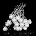 thumbnail image 1 of 20 piezas perla nupcial en forma de U Pin pasador de Metal horquillas con diamantes de imitación herramientas de diseño de peinado de boda accesorios, 1 of 5