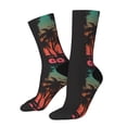 thumbnail image 1 of Bingfone Go Surfer Print Compression Socks for Women and Men Long Socks for Running Athletic Cycling Nurse, 1 of 6