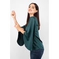 thumbnail image 3 of Blusa verde manga larga AMAD Casual para mujer Talla S, 3 of 5