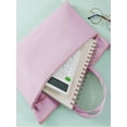 thumbnail image 5 of Anhility Large Zipper Pouch with Handle, A4 Foldable Lightweight Waterproof Document Storage Bag, File Organizer for Office Travel School Books Papers Filing Folder, 13.19x9.65in, 5 of 6