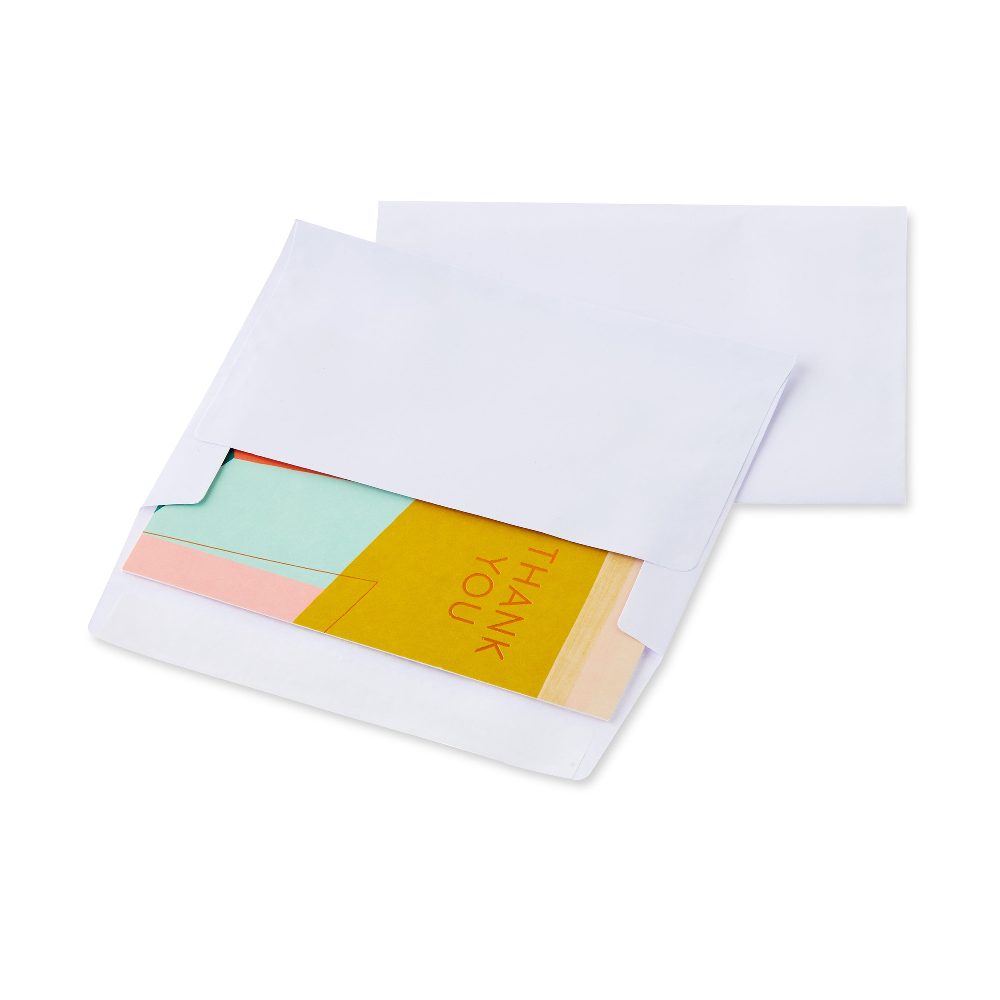Pen+Gear A7 Greeting Card Peel & Stick Envelopes, White, 5.27 in x 7.24 in, 250 Count