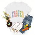 thumbnail image 6 of Maean Women Easter Shirts Funny Graphic Short Sleeve Crewneck Tshirts Ladies Cute Pullover Tops, 6 of 6