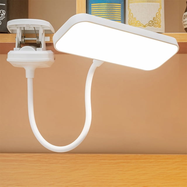 RV Lámpara de mesa Led, 3 modos, Clip de atenuación, iluminación de estudio, escritorio, lámpara de libro USB, lámpara de lectura de carga, supresión de luz 5V Rojo Verde