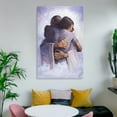 thumbnail image 6 of Christ Jesus Hugging Man Wall Art Decor Jesus Healing Man Bible Canvas Painting Gifts Canvas Painting Poster Wall Art Decorative Picture Prints Modern Decor 16x24inch(40x60cm), 6 of 6
