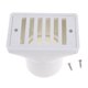 thumbnail image 1 of Escurridor de fondo de piscina de 1,5 pulgadas, escurridor principal cuadrado, herramienta de escurridor de piso, accesorio para piscina exterior (blanco), 1 of 6