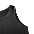 thumbnail image 5 of Wyobmus Mens Gym Tank Tops Summer Moisture Wicking Sleeveless Shirts Casual Fitted Mesh Muscle Gym Workout Tank Top S-3X Black, 5 of 5
