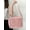 Pink, variant on Cute Ita Bag - Multi-Purpose Crossbody/Messenger/Shoulder/Tote, Transparent Anime Pin Display, Premium PU Leather/PVC​