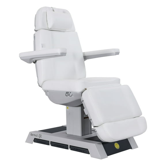 Renzo Electric Spa Treatment Table 4 Motors Massage Bed with Foot Pedals, Spa Resort Salon Massage Equipment, White