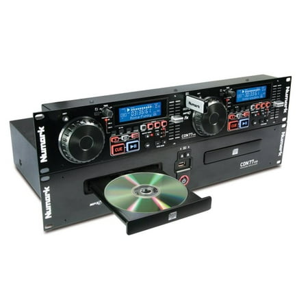 - NUMARK CDN77USB Pro DJ Dual MP3/CD Player Rack Mount