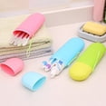 thumbnail image 3 of 2 paquetes de estuches de viaje para cepillos de dientes y pasta de dientes, caja de almacenamiento para cepillos de dientes con colgador, estuche de almacenamiento portátil Sincero Hogar, 3 of 8