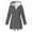 Dark Gray jacket for women, variant on Usmixi 2023 Winter Womens Parka Jacket Trench Jacket for Women Winter Warm Thickened Plush Lined Overcoat Plus Size Casual Solid Zip up Drawstring Hooded Long Coat with Pocket Up to 65% off