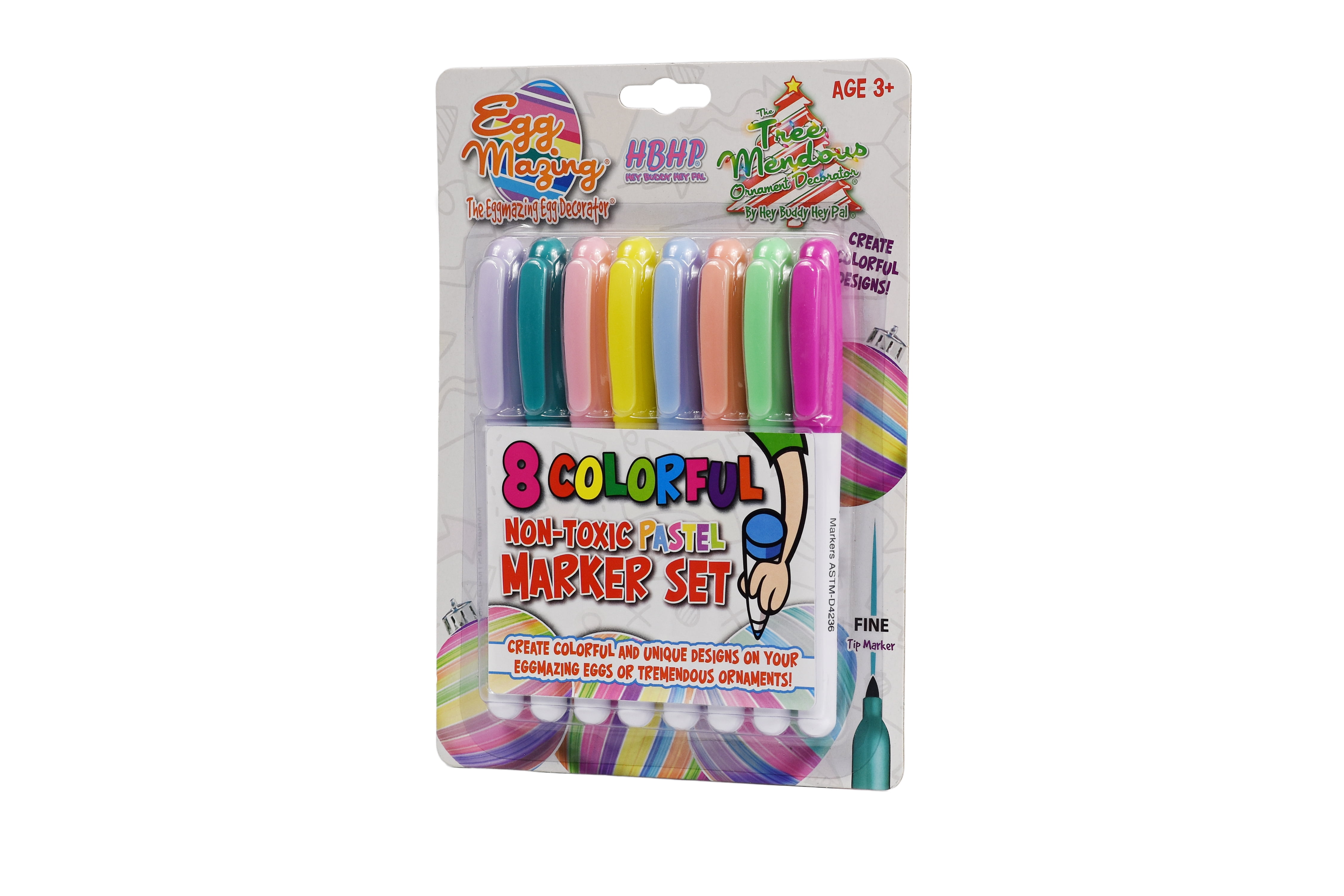 The Eggmazing Pastel 8 pack Fine Point Markers