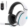 thumbnail image 1 of Cascos Gaming Inalámbricos 2.4GHz Gtheos para PC, PS4, PS5, Mac, Nintendo Switch, Bluetooth 5.0, Micrófono Desmontable, Sonido Estéreo, 1 of 9