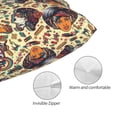 thumbnail image 3 of Balery Fashion Hippie Girl Funda de Cojín Estampada, Regalos para Mujeres, Regalos de Amor para Ella, Regalos para Novia o Esposa, Funda de Almohada-20"x30", 3 of 6