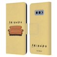 thumbnail image 1 of Head Case Designs Officially Licensed Friends TV Show Iconic Couch Leather Book Wallet Case Cover Compatible with Samsung Galaxy S10e, 1 of 6