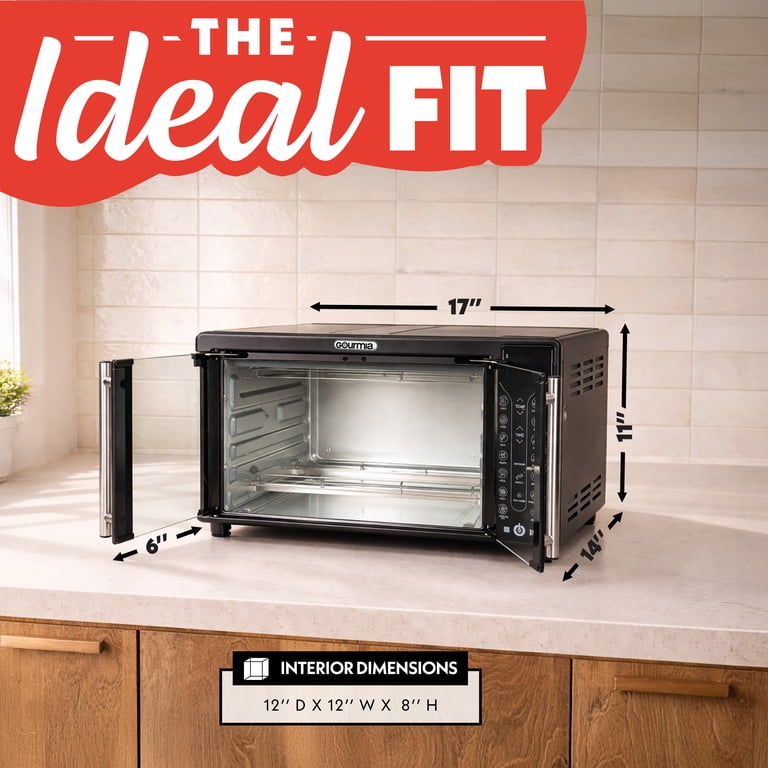 Gourmia Air Fryer Toaster Oven, Multipurpose, Large Capacity